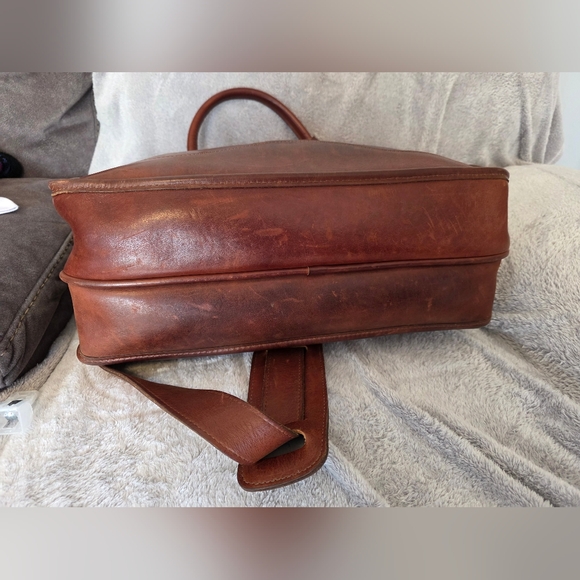 J.W. Hulme Leather Briefcase/Overnight Bag - Picture 10 of 16